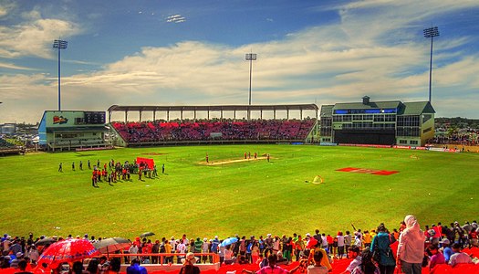 Stadion w czasie meczu jednodniowego krykieta w maju 2014 r.