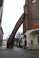 Boční podpěra konkatedrály v Opavě. This is a photo of a cultural monument of the Czech Republic, number: 20285/8-1318. Památkový katalog  · MIS  · hledat obrázky  · hledat seznamy  · Wikidata