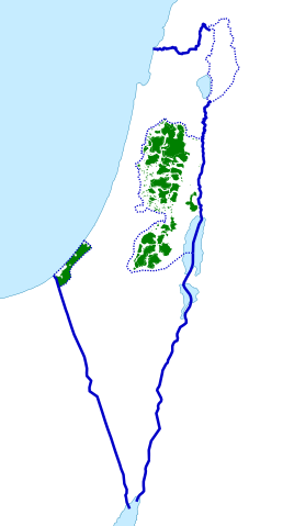 1995 Oslo II Accord: Under the Oslo Accords, the Palestinian National Authority was created to provide a Palestinian interim self-government in the West Bank and the interior of the Gaza Strip. Its second phase envisioned "Palestinian enclaves".