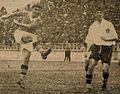 Partida entre Palestra Itália e Corinthians realizada em 1933, quando o alviverde goleou o arquirival por 8 a 0