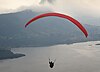 Paragliding over San Rafael Reservoir