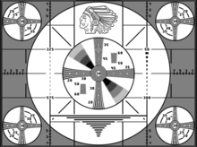 4:3 monochrome pattern resembling the RCA Indian-head extracted from a Philips PM5644 generator of likely European (PAL) origin. Pattern extracted from a physical PM5644.png