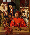 Petrus Christus, echtpaar bij een goudsmit, 1449