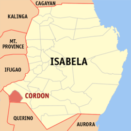 Cordon na Isabela Coordenadas : 16°40'N, 121°27'E