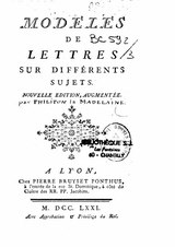 Philipon de La Madelaine - Modèles de lettres.djvu