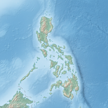 Map showing the location of Mainit Hot Springs Protected Landscape