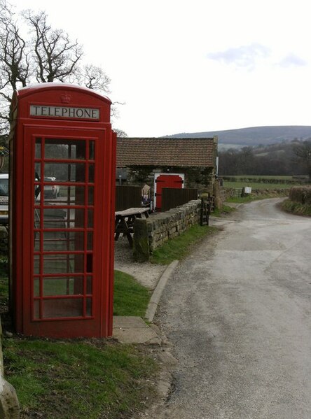 File:Phone box at Church Houses - geograph.org.uk - 1206252.jpg