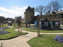 Le jardin des remparts pendant l'exposition Photo de mer.