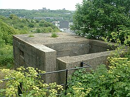 Pillbox bei St. Martin's Battery, Western Heights, Dover