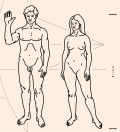 Thumbnail for File:Pioneer plaque humans.svg