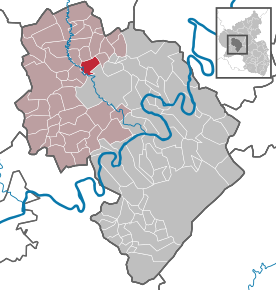 Poziția ortsgemeinde Plein pe harta districtului Bernkastel-Wittlich