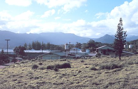 District center of Pohnpei Circa 1971
