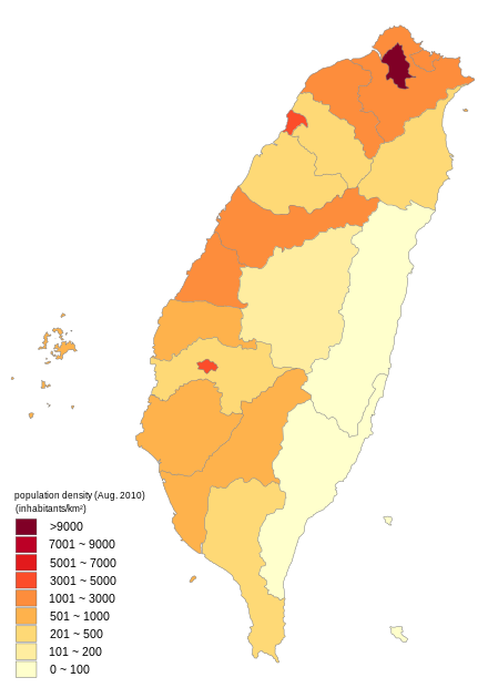 台湾 人口 2021