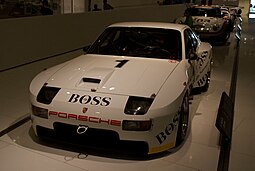 The 924 GTP, also called 944 LM. While not designed for outright wins, the car still brought home victories in their individual classes at Le Mans. Porsche 924 1981 GTP Le Mans Racer Boss Racing LSideFront PorscheM 9June2013 (14826005578).jpg