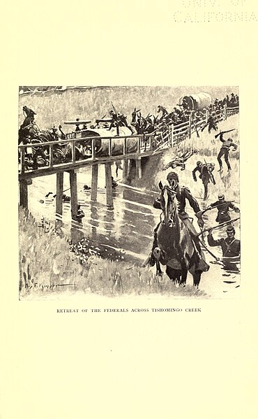 File:Portraits and artists' fanciful illustrations from 1899 - Life of Nathan Bedford Forrest - illustrated by T. de Thulstrap Rogers, Klepper, Redwood, Hitchcock, & Carleton text by JA Wyeth 09.jpg