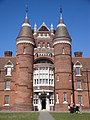 Portsmouth City Museum, Portsmouth, Hampshire, seen from the back gardens in March 2012.