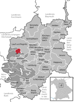 Läget för Rückersdorfer Forst i Landkreis Nürnberger Land