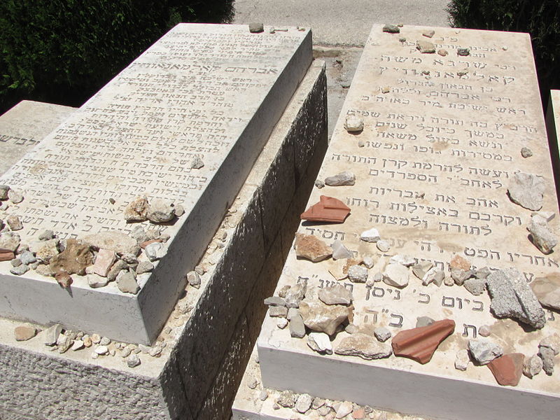 File:Rabbi Avraham and Shraga Moshe Kalmanowitz graves.JPG