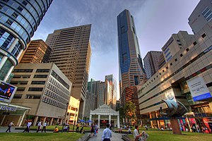 Официальный логотип Raffles Place