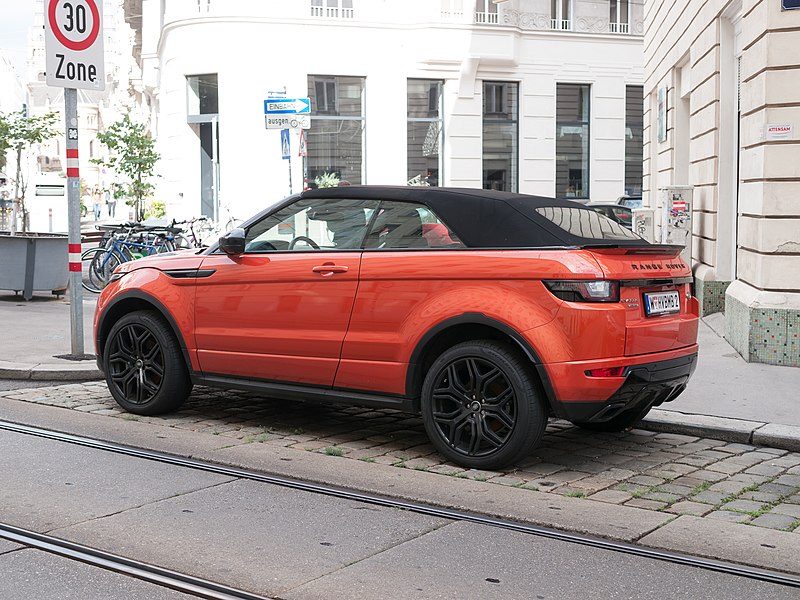 File:Range Rover Evoque Convertible, Vienna (P1060220).jpg