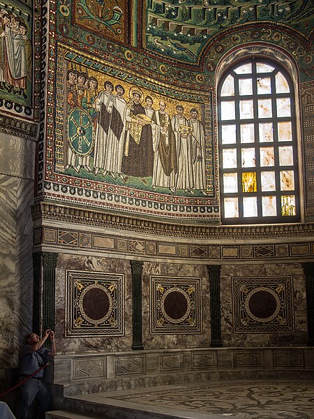 File:Ravenna Basilica of San Vitale mosaic5.jpg