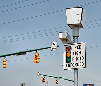 Red light camera system at the Springfield, Oh...