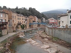 Rennes-les-Bains, vue générale depuis la Sals