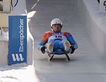 Deutsch: Vorletztes Saisonrennen im Rennrodel-Weltcup der Saison 2014/15 vom 19. bis 22. Februar 2015 in Altenberg/Erzgebirge. Tag 2: Nationencups. English: Luge world cup race season 2014/15 in Altenberg/Germany, 19th to 22nd Februar 2015. Day 2: Nations cup races.