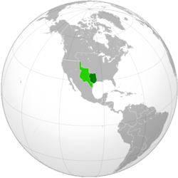 Republic of Texas map globe.png
