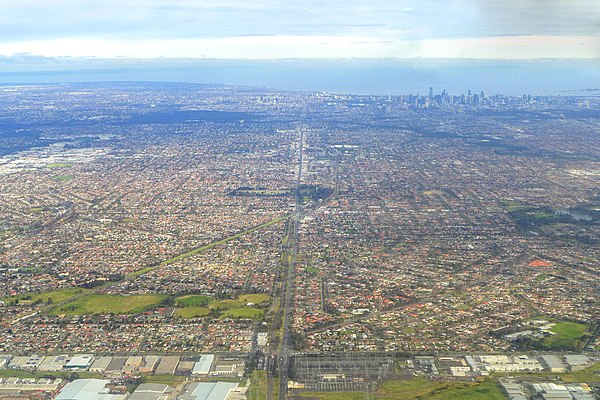 Aerial view of Reservoir in August 2017