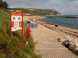 Ringstead, beach notices - geograph.org.uk - 1416605.jpg