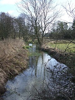 River Gadder River in Norfolk, England