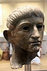羅馬帝國的皇帝克羅多斯[39]銅頭像，英格蘭東部，1世紀。