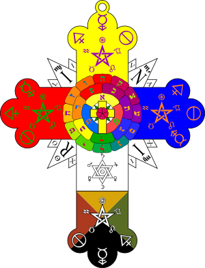 Image result for simbolo rosa cruz