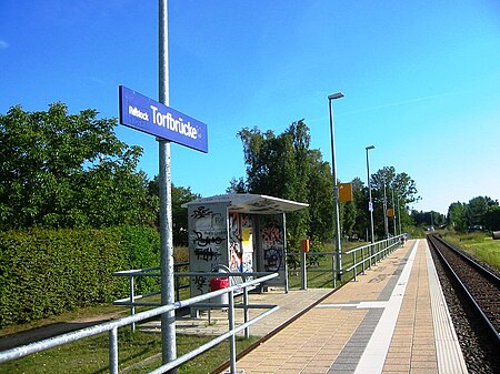 Rostock Torfbrücke Haltepunkt