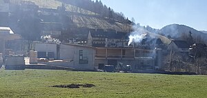 Sägewerk Bürk mit Holzvergaseranlage