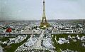 1900 - Paris Exposition: aerial view, Paris, France.