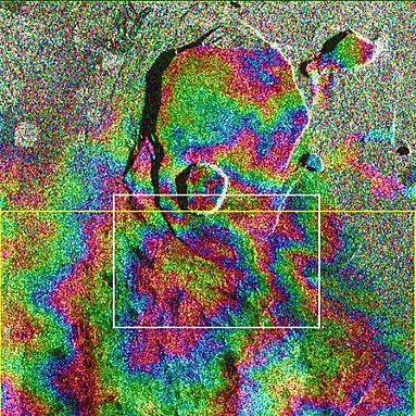 SAR Kilauea topo interferogram.jpg