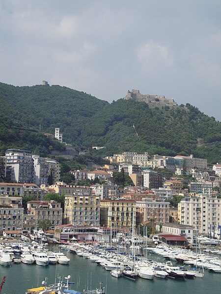 File:Salerno city and castle.jpg