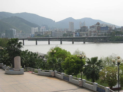 Liedong Bridge (列东大桥) over Sha River (沙溪)