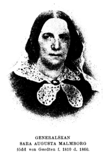 Sara Augusta Malmborg Swedish pianist (1810-1860)