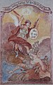 English: Fresco of Saint Michael at the northern wall Deutsch: Fresko des Erzengel Michael an der Nord-Wand