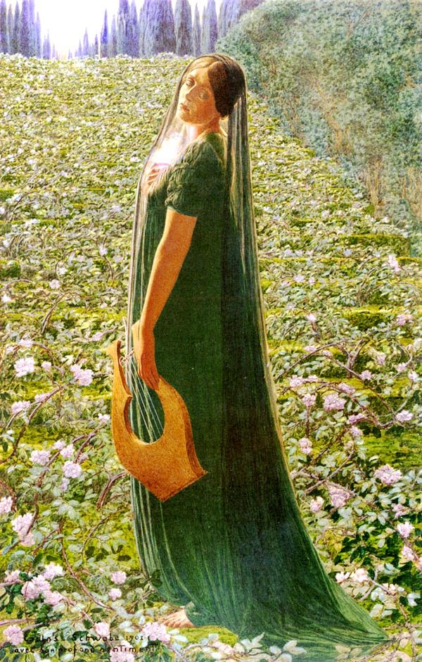 Elysian Fields by Carlos Schwabe, 1903