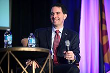 Governor Walker speaking at the Arizona Chamber of Commerce & Industry's Leadership Series luncheon in Phoenix, Arizona Scott Walker (16936089101).jpg