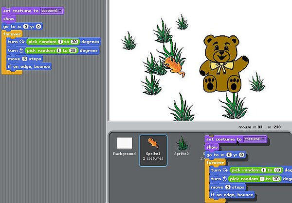 Scratch 1 4. Scratch язык программирования. Визуальное программирование для детей. Программа для программирования для детей. Среда программирования для детей.