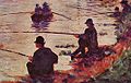 Les pêcheurs à la ligne, huile sur toile,1883, Musée d'art moderne de Troyes