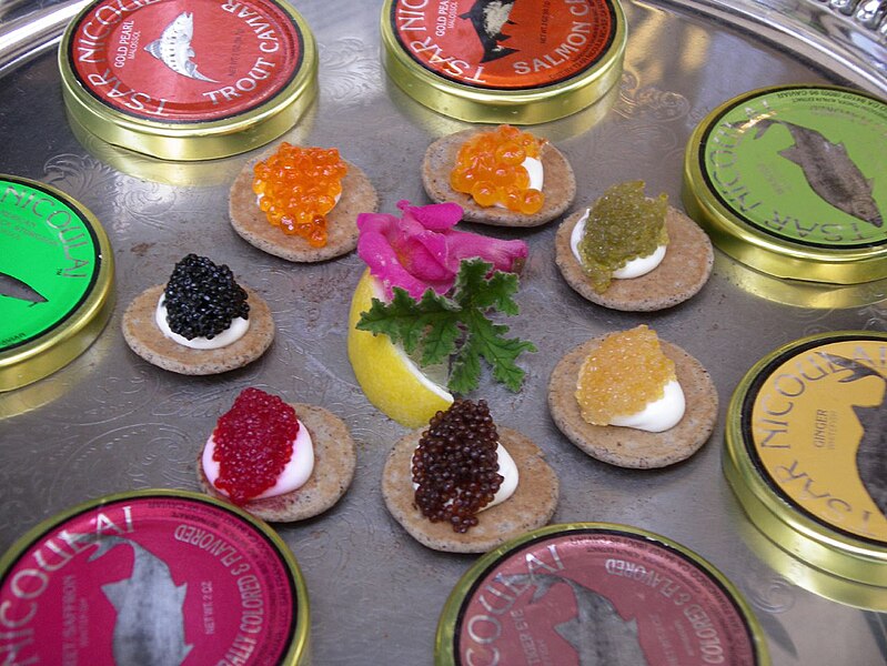 File:Seven types of caviar.jpg
