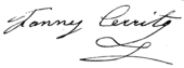 signature de Fanny Cerrito