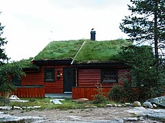 Skihütte in Norwegen;ski hut in Norway