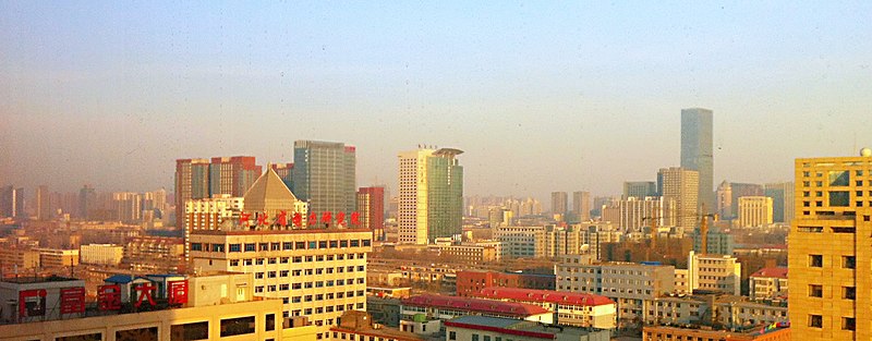 File:Skyline of Shijiazhuang 2012.jpg